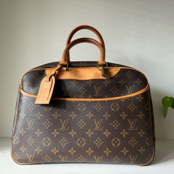【Louis Vuitton】 Monogram Deauville Hand Bag - Picture 1 of 15